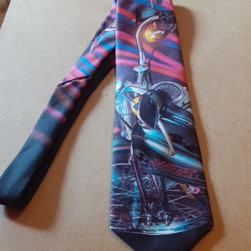 Harley-Davidson Motorcycle Neck Tie 1994